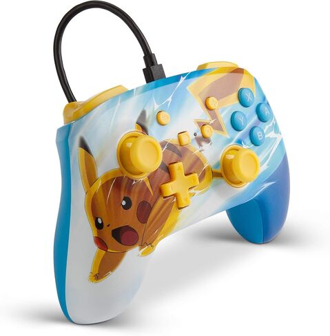 PowerA Enhanced Nintendo Switch and Switch 2 Wired Controller - Sonic Boost, Officially licensed in Kuwait