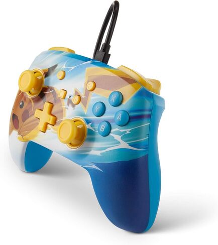 PowerA Enhanced Nintendo Switch and Switch 2 Wired Controller - Sonic Boost, Officially licensed in Kuwait