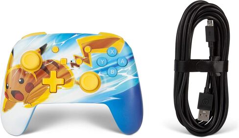 PowerA Enhanced Nintendo Switch and Switch 2 Wired Controller - Sonic Boost, Officially licensed in Kuwait