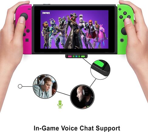 Bluetooth Audio Adapter with USB-C, Built-in mic, for Nintendo Switch, PS4, PS5, PC, Supports Headphones mic, aptX Low Latency, Dual Headphones, in-Game Voice Chat in Kuwait