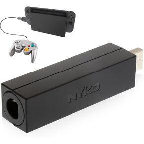 Nyko Retro Controller Hub Plus - محول وحدة تحكم Gamecube لجهاز Nintendo Switch، قم بتوصيل ما يصل إلى 4 وحدات تحكم مع Turbo وزر الصفحة الرئيسية، متوافق مع Super Smash Bros in Kuwait