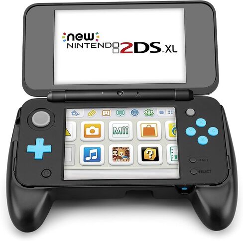TNP New Nintendo 2DS XL Hand Grip Â– Protective Cover Skin Rubber Controller Grip Case Ergonomic Comfort Anti Slip Handle Console Grip with Kick-Stand for New Nintendo 2DS XL LL 2017 Model in Saudi Arabia