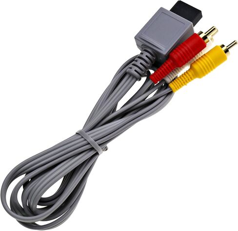 مايكرو تريدرز 70.87 بوصة وي مركب AV HD TV فيديو 3 RCA سلك توصيل للكابل سكارت أحمر أصفر أبيض متوافق مع وحدة تحكم نينتندو وي in Saudi Arabia