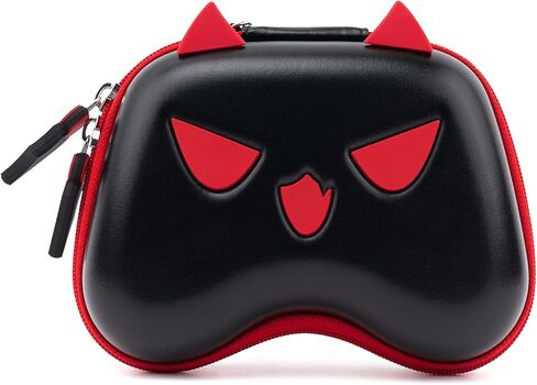 GeekShare Controller Travel Case for Playstation 5 Controller, PS4, Switch Pro and Xbox Controller, Heavy Duty Protective Cover Hard Carrying Controller Case - Cute Devil in Saudi Arabia