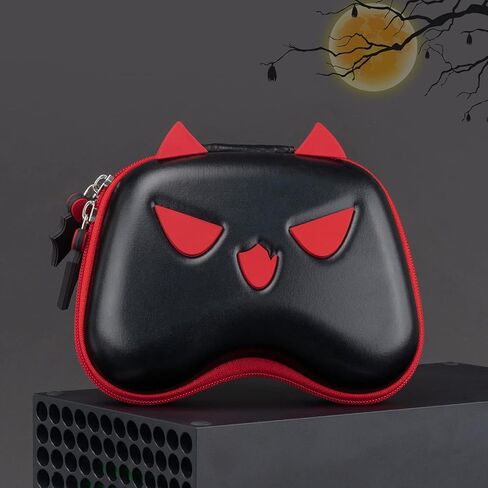 GeekShare Controller Travel Case for Playstation 5 Controller, PS4, Switch Pro and Xbox Controller, Heavy Duty Protective Cover Hard Carrying Controller Case - Cute Devil in Saudi Arabia