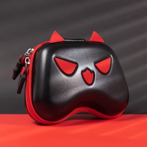 GeekShare Controller Travel Case for Playstation 5 Controller, PS4, Switch Pro and Xbox Controller, Heavy Duty Protective Cover Hard Carrying Controller Case - Cute Devil in Saudi Arabia