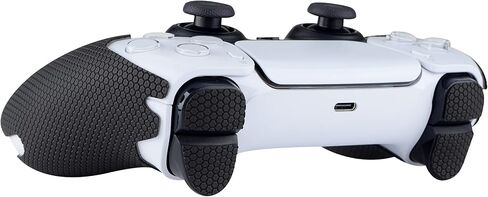 eXtremeRate PlayVital Anti-Skid Sweat-Absorbent Controller Grip for ps5, Textured Soft Rubber Pads Handle Grips for ps5 Controller with Shoulder Button Trigger Stickers - Armored Edition Purple in Kuwait