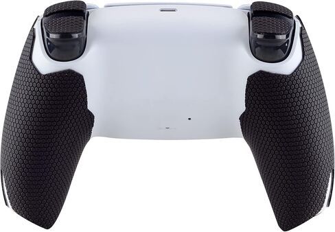 eXtremeRate PlayVital Anti-Skid Sweat-Absorbent Controller Grip for ps5, Textured Soft Rubber Pads Handle Grips for ps5 Controller with Shoulder Button Trigger Stickers - Armored Edition Purple in Kuwait