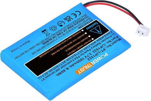 بطارية PowerTrust 1800 مللي أمبير LIP1522 متوافقة مع وحدة التحكم اللاسلكية Sony PS4 Dual Shock 4 CUH-ZCT1E CUH-ZCT1U 2015 (قابس كبير) in Saudi Arabia