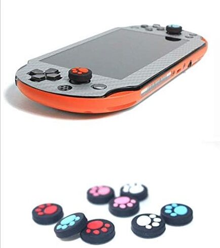 2PCS Silicone Thumb Stick Grips Caps Analog Thumbstick Joystick Cap for PS Vita PSV 2000 PSV 1000 Color Pink in Kuwait