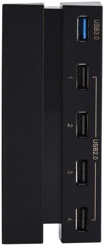 Cuifati USB Hub for PS4,High Speed 5-Port USB Hub 2.0 & 3.0 Expansion Hub Controller Adapter,5 Port HUB for PS4 High Speed Charger Controller Splitter Expansion for Playstation 4 PS4 Game Console in Saudi Arabia