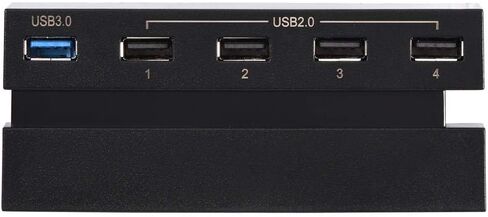 Cuifati USB Hub for PS4,High Speed 5-Port USB Hub 2.0 & 3.0 Expansion Hub Controller Adapter,5 Port HUB for PS4 High Speed Charger Controller Splitter Expansion for Playstation 4 PS4 Game Console in Saudi Arabia