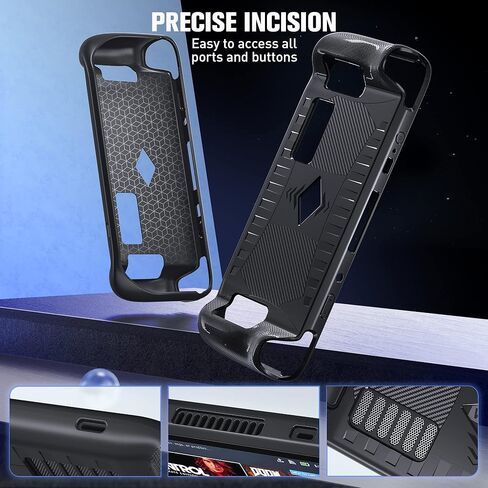 ZAONOOL Protector Case for Steam Deck with HD Screen Protector, Soft TPU Cover Case Protector with Anti-dust & Button Protector Accessories Kit, Non-Slip &Anti-Collision Protective Case for Steam Deck in Kuwait