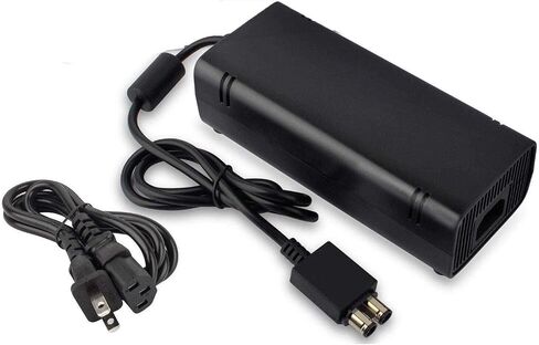 شاحن حائط مطور من TREE.NB لجهاز Xbox 360 Slim Power Supply، شاحن محول تيار متردد مع سلك طاقة لجهاز Xbox 360 Slim، قابس أمريكي 100 فولت - 240 فولت in Saudi Arabia