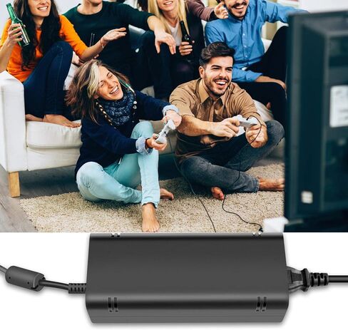 شاحن حائط مطور من TREE.NB لجهاز Xbox 360 Slim Power Supply، شاحن محول تيار متردد مع سلك طاقة لجهاز Xbox 360 Slim، قابس أمريكي 100 فولت - 240 فولت in Saudi Arabia