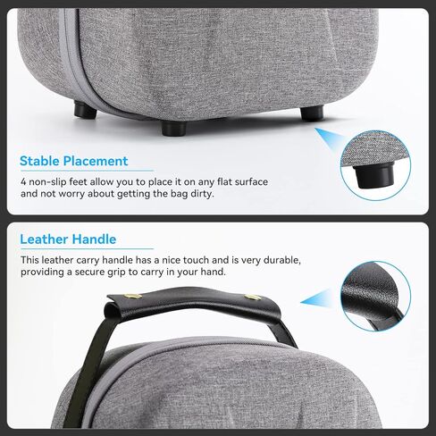 حافظة PSVR2، حقيبة حمل لجهاز PSVR2، حقيبة سفر مع جيب مدمج لتخزين ملحقات PSVR 2 الصغيرة، حقيبة يد محمولة مع حزام كتف لجهاز تحكم Playstation VR2 Sense، حافظة صلبة لجهاز PS VR2 in Kuwait