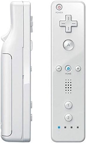 Wireless Remote Controller Gamepad Joystick for Nintendo Wii/ Wii U, w/ Silicone Case & Hand strap (White) in Saudi Arabia