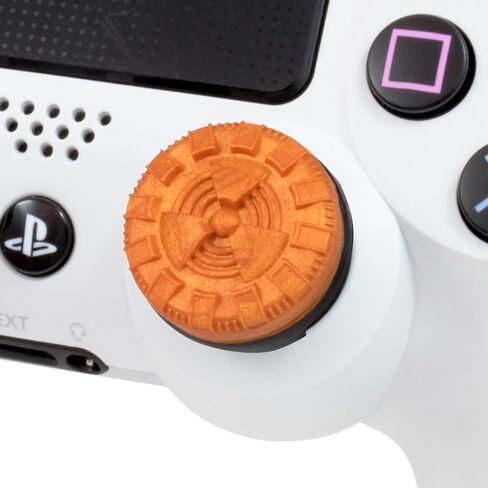 ازرار تحكم ابهامية اتوميك من كونترول فريك لـ Playstation 4 وPlaystation 5 | ازرار التحكم في الاداء | تصميم متوسط الارتفاع 2 | برتقالي [Playstation 4]. in Saudi Arabia
