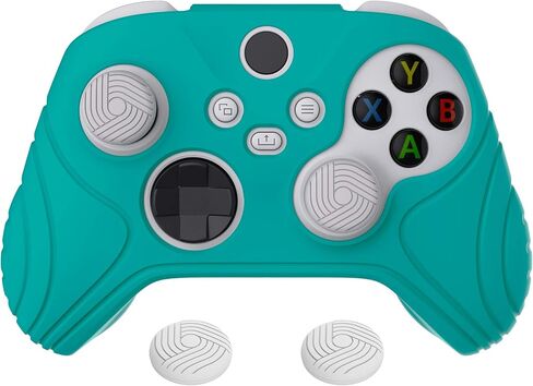 eXtremeRate PlayVital Samurai Edition Anti-Slip Controller Grip Silicone Skin for Xbox Core Controller, Ergonomic Protective Case Cover for Xbox Series S/X w/Thumb Grips - Black in Kuwait