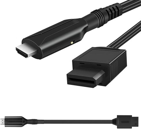 كابل محول Junsi Wii إلى HDMI، كابلات محول HDMI خط تحويل موصل عالي الدقة بالكامل سلك 1 متر 1080P/720P متوافق مع نينتندو وي، تلفزيون/شاشة in Kuwait