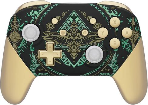 eXtremeRate Classic SwitchCube Style Faceplate Backplate Handles for Nintendo Switch Pro Controller, Soft Touch Replacement Grip Housing Shell Cover with Full Set Buttons for Nintendo Switch Pro in Kuwait