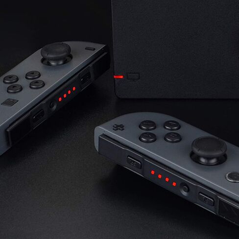 eXtremeRate Firefly LED Tuning Kit for Nintendo Switch Joycons Dock NS Joycon SL SR Buttons Ribbon Flex Cable Indicate Power LED - Violet (Joycons Dock NOT Included) in Saudi Arabia