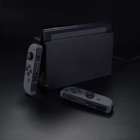 eXtremeRate Firefly LED Tuning Kit for Nintendo Switch Joycons Dock NS Joycon SL SR Buttons Ribbon Flex Cable Indicate Power LED - Violet (Joycons Dock NOT Included) in Saudi Arabia