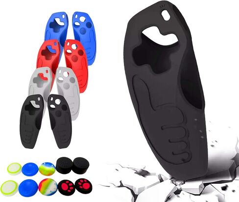Skin for PS5 Controller Grips, Silicone Case Cover for PlayStation 5 Anti-Slip Protector with 10pcs Thumb Joysticks Caps (Blue Starry Sky) in Kuwait