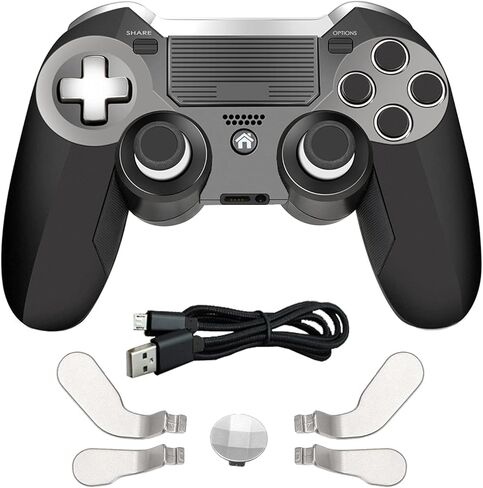 وحدة تحكم PS4 معدلة، وحدة تحكم ألعاب Scuf PS4 Elite اللاسلكية مع مجاذيف خلفية لأزرار إعادة التعيين in Kuwait