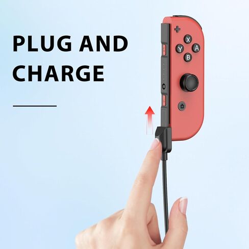 كابل شاحن محمول من Boconna لـ Switch Joycon (10ft 3A، 1-Pack)، كابل شاحن يحل محل قاعدة شحن التبديل الأصلية in Kuwait