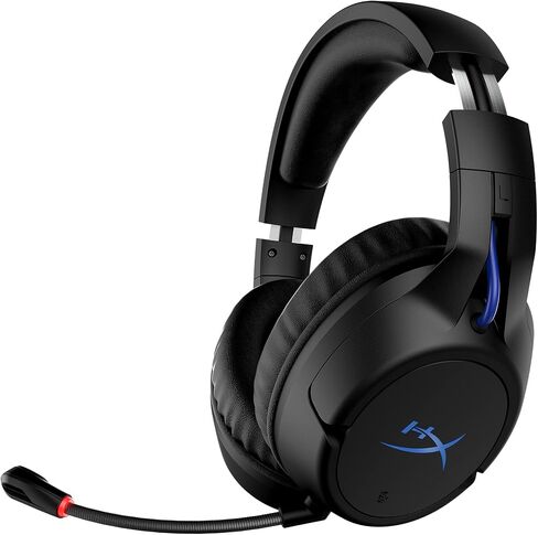 HyperX Cloud Flight – Wireless Gaming Headset for PS5 and PS4, Up to 30-hour battery, Memory foam ear cushions and premium leatherette, Noise-Cancelling Microphone with LED Mic Mute in Saudi Arabia
