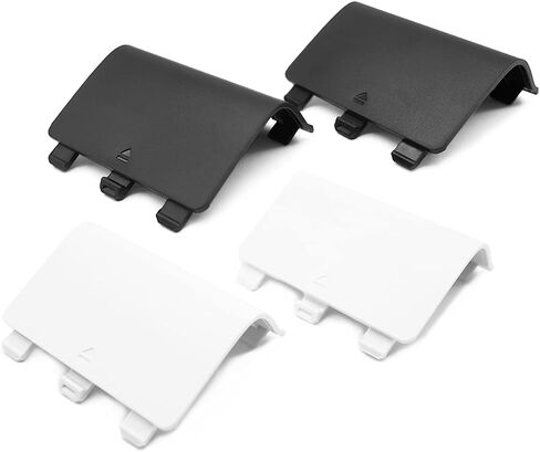 KELIFANG Replacement Battery Cover Door Compatible with Xbox One, One S, One X Controller, Battery Back Shell Repair Part Compatible with Xbox Wireless Controller (Black, White) in Saudi Arabia