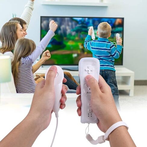 وحدة تحكم TechKen Motion Plus لأجهزة Wii وWii U مع تقنية Motion Plus وNunchuck وحقيبة الحماية in Kuwait