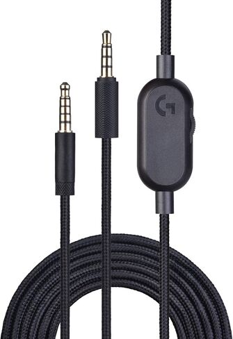 كابل استبدال Iootmoy لسماعة رأس G433 سلك صوت Aux متوافق مع لوجيتك G233 / G برو / G برو إكس سماعة رأس للألعاب مع كتم الميكروفون والتحكم في مستوى الصوت in Saudi Arabia