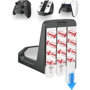 TotalMount – 4 Pack – Controller Wall Stands with Non-Slip Pads & Removable Adhesive for Xbox, PS5, PS4, and Nintendo – These Premium Holders Won’t Damage Your Wall with Screws or Permanent Adhesive in Saudi Arabia