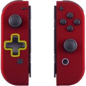 وحدة التحكم المحمولة باليد Joycon ذات الملمس الناعم للغاية باللون البنفسجي (إصدار D-Pad) مع أزرار كاملة، وغطاء بديل لجهاز Nintendo Switch & Switch OLED Joy-Con - غلاف وحدة التحكم غير متضمن in Kuwait
