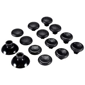 eXtremeRate Black Plastic Bottom Removable Thumbstick Joystick for PS5 for PS4 All Model Controller, Replacement Parts Adjustable Height Analog Thumb Stick for Xbox One S X Elite Controller in Saudi Arabia