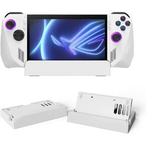 YDYDYYD Stand Base, for ROG Ally/Steam Deck/Switch OLED Mode/Switch Lite/Phone/Tablet, with Three-Speed Angle Adjustment/Cooling Holes/Non-Slip Bottom Bracket Stand White in Saudi Arabia