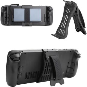 حامل باور بانك من امازير لسطح ستيم، حامل باور بانك بمشبك لسطح تدفق الصمام - اشرطة سيليكون مرنة قابلة للتعديل، متوافق مع معظم مقاسات باور بانك شاحن بي دي 45 واط +, أسود, اكسسوارات in Kuwait