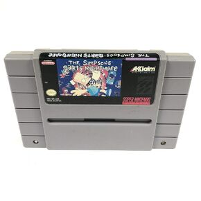 The Simpsons: Bart's Nightmare - Nintendo Super NES (Renewed) in Kuwait