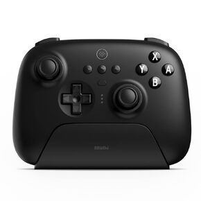 8Bitdo Ultimate Bluetooth Controller with Charging Dock, Wireless Pro Controller with Hall Effect Sensing Joystick, Compatible with Switch, Windows and Steam Deck(Black) in Saudi Arabia