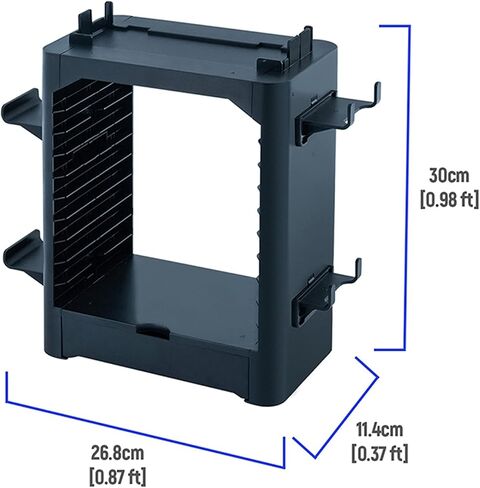 Brandtrendy Nintendo Switch Game Holder Game Disk Rack and Controller Organizer Compatible with Nintendo Switch and Accessories Video Games - Game Storage Tower for Nintendo Switch in Saudi Arabia