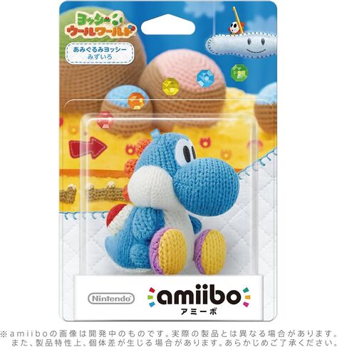Green Yarn Yoshi amiibo - Japan Import (Yoshi's Woolly World Series) in Saudi Arabia