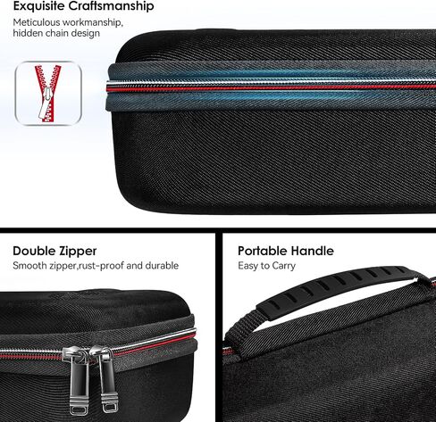 ivoler Carrying Case Designed for Steam Deck, Protective Hard Shell Carry Case Built-in AC Adapter Charger Storage, Portable Travel Carrying Case Pouch for Steam Deck Console & Accessories in Saudi Arabia