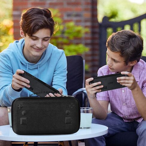 ivoler Carrying Case Designed for Steam Deck, Protective Hard Shell Carry Case Built-in AC Adapter Charger Storage, Portable Travel Carrying Case Pouch for Steam Deck Console & Accessories in Saudi Arabia