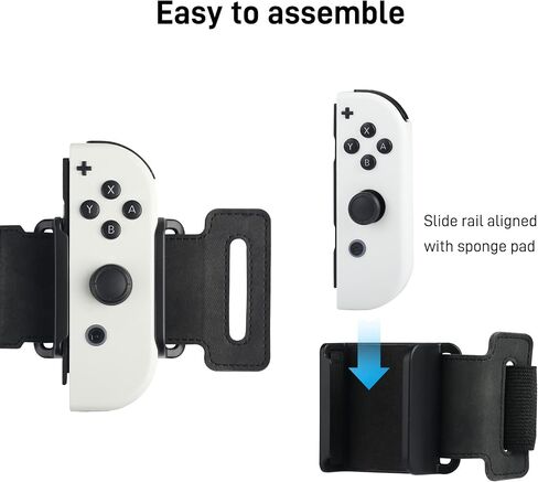 FANPL Upgrade Wrist Bands Compatible with Dance 2024/2023/2022, Adjustable Elastic Strap for Switch & OLED JoyCon Controller, Fit for Adults & Children,2 pack (for Animal Crossing Blue & Green) in Kuwait