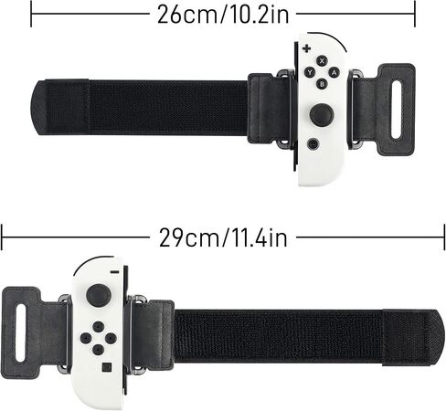 FANPL Upgrade Wrist Bands Compatible with Dance 2024/2023/2022, Adjustable Elastic Strap for Switch & OLED JoyCon Controller, Fit for Adults & Children,2 pack (for Animal Crossing Blue & Green) in Kuwait