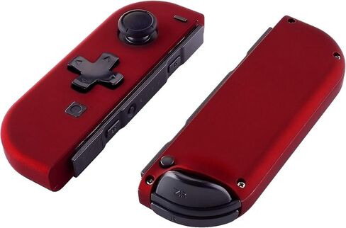 eXtremeRate Soft Touch Black Joycon Handheld Controller Housing (D-Pad Version) with Full Set Buttons, DIY Replacement Shell Case for Nintendo Switch & Switch Oled Joy-Con – Console Shell NOT Included in Saudi Arabia