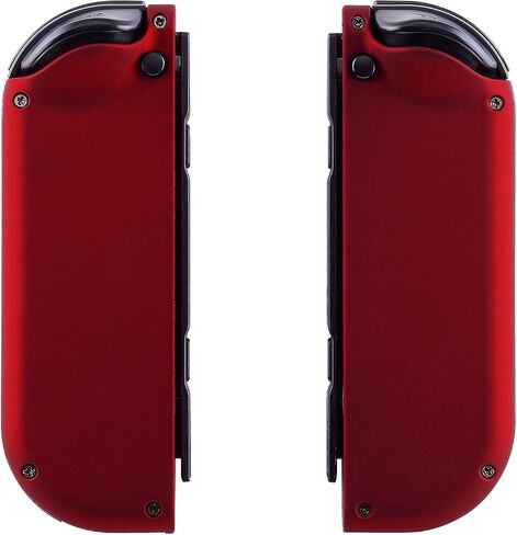 eXtremeRate Soft Touch Black Joycon Handheld Controller Housing (D-Pad Version) with Full Set Buttons, DIY Replacement Shell Case for Nintendo Switch & Switch Oled Joy-Con – Console Shell NOT Included in Saudi Arabia
