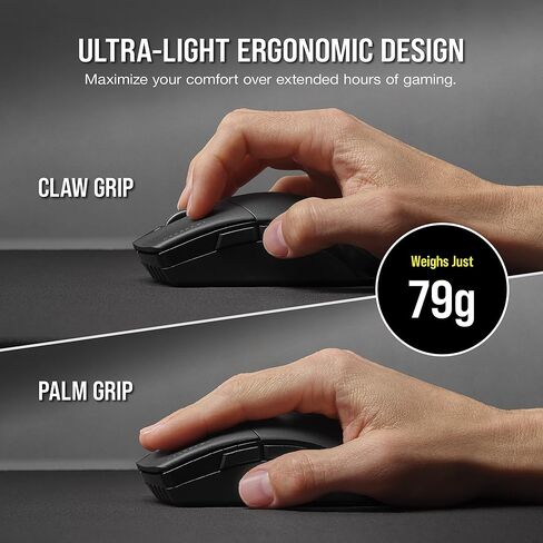 Corsair SABRE RGB PRO WIRELESS CHAMPION SERIES, Ultra-lightweight FPS/MOBA Wireless Gaming Mouse, Black (Renewed) in Saudi Arabia